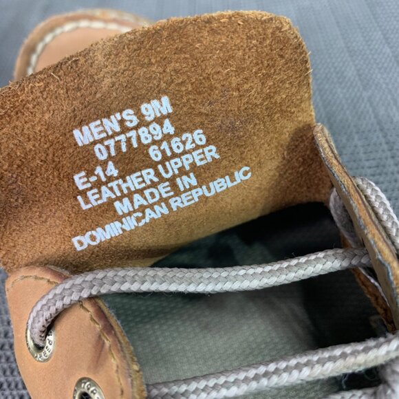 Sperry Top-Sider Mens Size 9M Brown Leather Boat Shoes Casual Slip-On - Picture 6 of 8